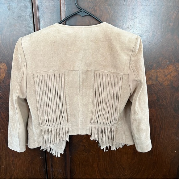 BCBG Suede Fringe Jacket - Picture 5 of 5